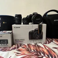 دوربین canon850D(فول لوازم)