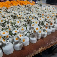 گلدان مراکشی با گل