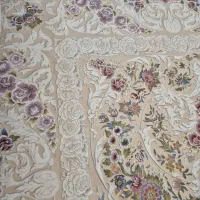 فرش ۱۲ متری کلکسیون بهار خوشه کرم