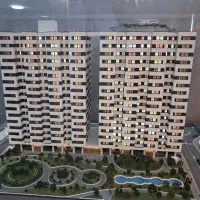 برج دوقلوی افق با نمای خاص/پلان بدون پرتی/محله دنج
