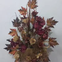 سبد گل خشک