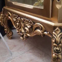 ویترین طلایی منبت شیک