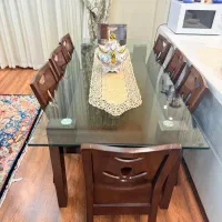 میز غذا خوری چوب راش