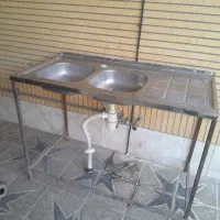 سینک ظرفشویی با پایه ومتعلقات