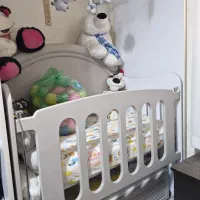 تخت کودک تمام چوب گهواره ای کشو دار