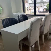 فروش میز دونفره ناخن و تخت سه تیکه