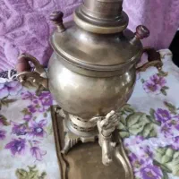 سماور برنجی یک لیتری