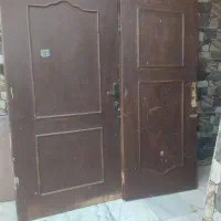 درب چوبی