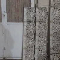 درب اماده اهنی محکم به همراه نوار پرده در حد نو