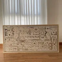 تابلو دکوراتیو لیپان آینه کاری شده لوکس