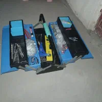 جعبه ابزار ۳ طبقه فلزی  نور در حد نو