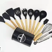 سرویس کفگیر ملاقه سیلیکونی 12 تکه، جنس اصل