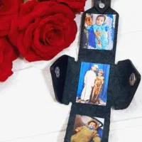 دسته کلید چرم گاوی طبیعی
