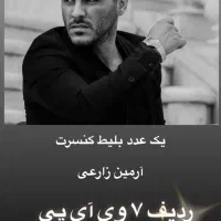 کنسرت ارمین زارعی