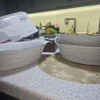 مرغ خوری چینی لمون در سه سایز