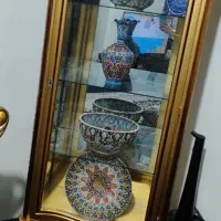 ویترین چوب گردو