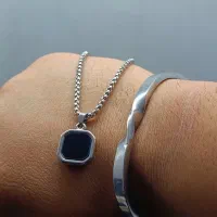 ست دستبند و گردنبند اونیکس مافیایی(هدیه روز مرد)