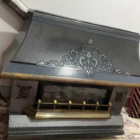 بخاری شومینه خیلی تمیز و نو و بخاری گازی سالم