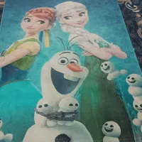 فرش ۴ متری فانتزی اتاق کودک طرح السا و آنا