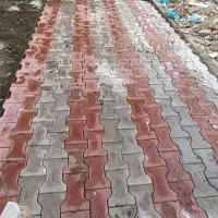 سنگ کاری نما راه پله پارکینک کف اجر نما و نما رومی