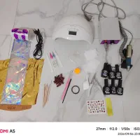 وسایل کاشت ناخن همه باهم 6800 ارسال رایگان