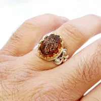 انگشتر نقره عقیق خطی ابا عبدلله حسین|جواهرات|تهران, المهدی|دیوار