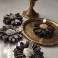 شمع بابونه ساخته شده با بهترین پارافین