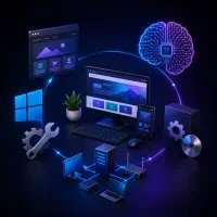 طراحی سایت،هوش مصنوعی، نصب ویندوز و نرم افزار شبکه
