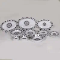 ملامین ۴۱ پارچه ۶ نفره طرح لیندا
