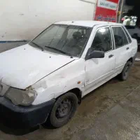پراید اوراقی تصادفی سوخته