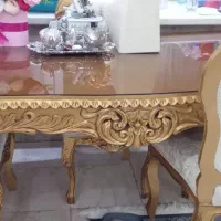 میزنهار خوری ۴نفره سلطنتی چوب گردو