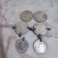 سکه نقره احمد شاه و جلوس پهلوی