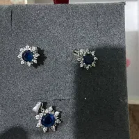 پلاک و گوشواره نقره