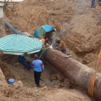 جوشکاری فشار قوی با الکترود ۷۰۱۸وخوردکاری