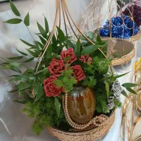 تزیین حنای عروس و داماد