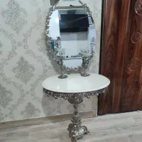 آینه شمعدان  و کنسول برنزی