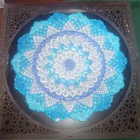 بشقاب مینا کاری