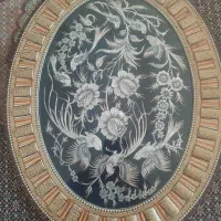 تابلو خاتم کاری نقره مس کوب