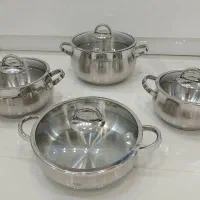 سرویس قابلمه استیل کف چدن آکر ترکیه نو