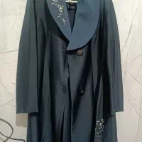 مانتو مجلسی کار شده تک دکمه