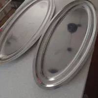 سینی استیل ۷۰ سانت جفت