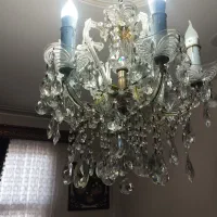لوستر کریستال۶ شاخه RCA ودانه ها اتریشی