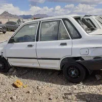 اسقاط سواری تاکسی نیسان تصادفی سوخته اسقاطی