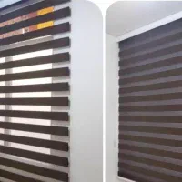 پرده زبرا ساده رنگبندی(حراج)
