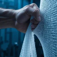 فروش عمده مش فایبرگلاس مقاوم قلیا والمش