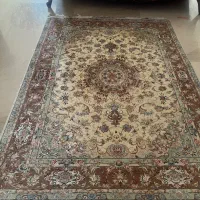 فرش ابریشم ۳ متری طرح صفی