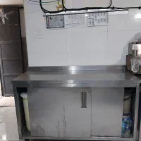 میز کار استیل کمدی