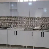 گالوانیزه کابینت سرویس فلز ونیمه فلزی طرح سنگی