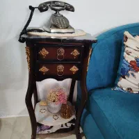 جلومبلی گلدان میز تلفن