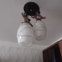 لوستر سه شاخ تمیز وسالم